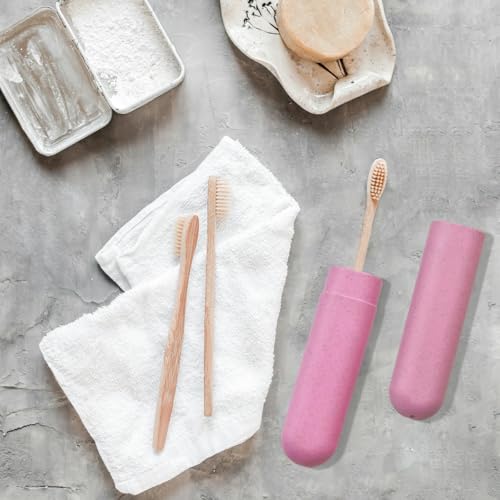 ZYYC 4-Pack Travel Toothbrush Case, Portable Dust-Proof Holder