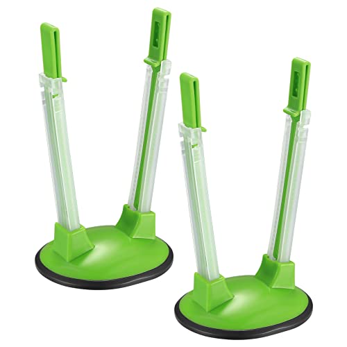 Baggy Rack Freezer Bag Holder Stand - Adjustable Meal Prep Tool, 2 Pcs