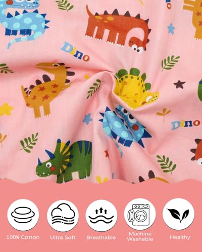 ALVABABY Toddler Pillowcases - Soft Cotton 2 Pack for Kids