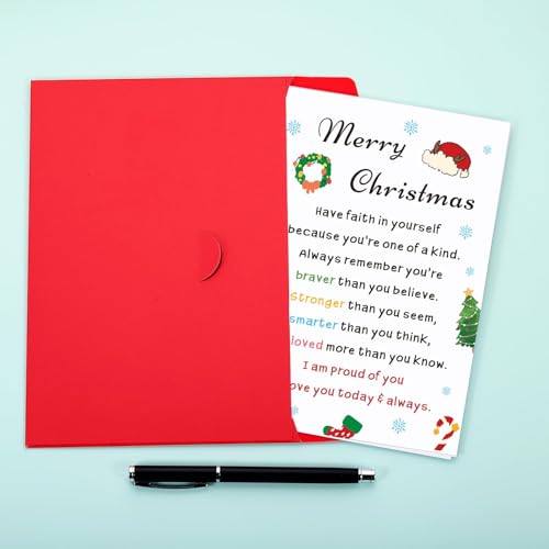 STVK Christmas Card for Secret Santa Gift Exchange - Fun & Creative
