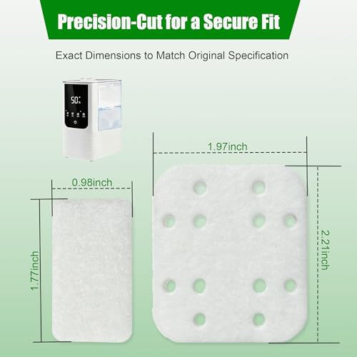 Humidifier Replacement Filters & Aroma Pads Bundle - 60 Pieces
