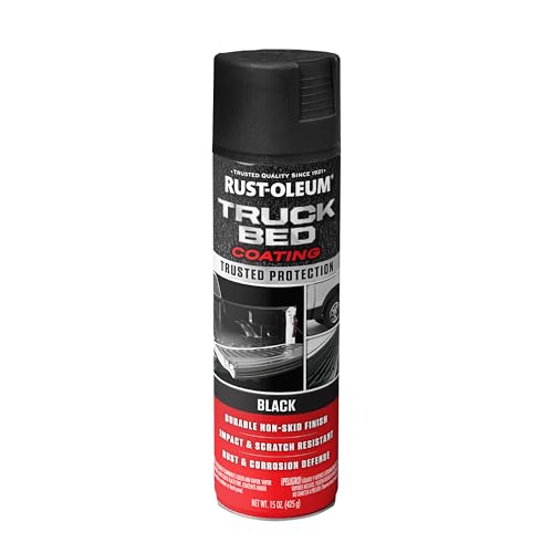 Rust-Oleum Truck Bed Coating Spray Paint, 15 oz, Black