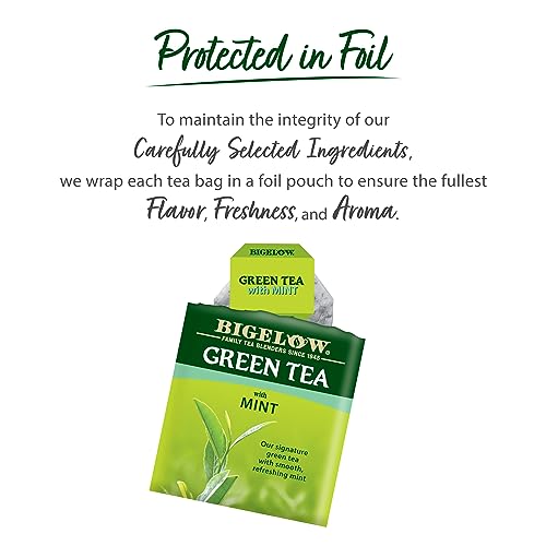 Bigelow Green Tea with Mint - 20 Individually Wrapped Bags