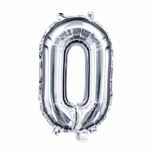 16 Inch Silver XOXO Mylar Balloons for Valentine's Day Decor