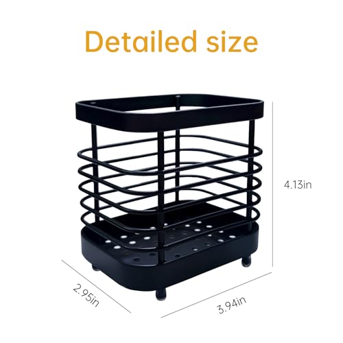 LAIPART Stainless Steel Kitchen Utensil Holder, Small Cutlery Drying Rack