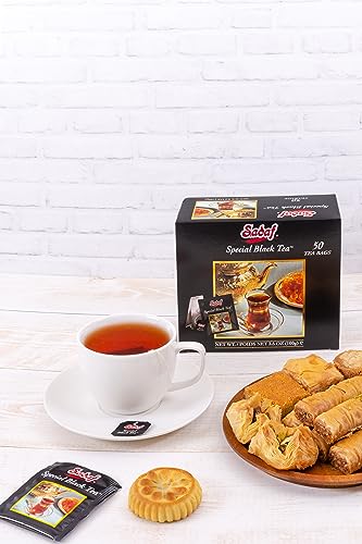 Sadaf Special Black Tea - Pure Ceylon Tea Bags - 50 Count