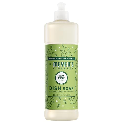 Mrs. Meyer's Limited Edition Iowa Pine Liquid Dish Soap 16 fl oz - Grease Cutter & Brightener