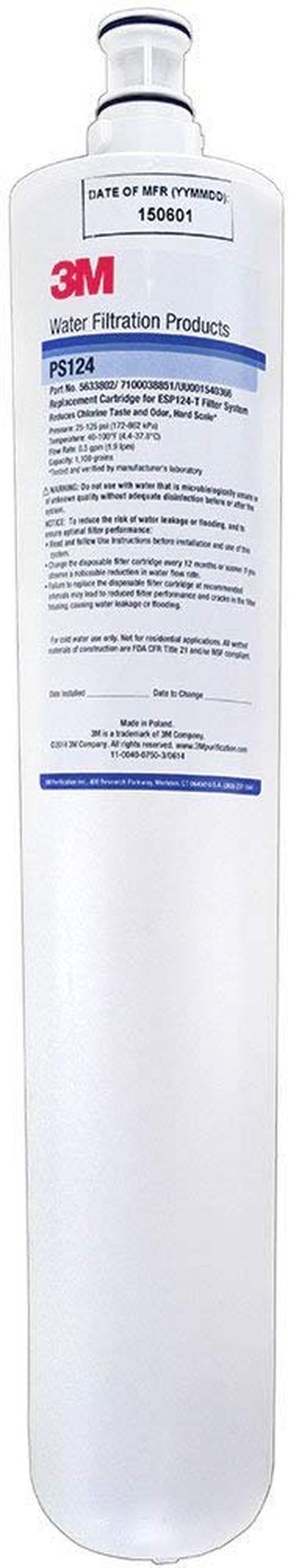 3M Espresso Replacement Cartridge PS124, 5633802
