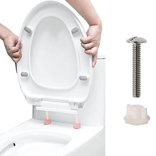 Setaria Viridis Toilet Seat Hinge Bolts Kit - Stainless Steel (2pcs)
