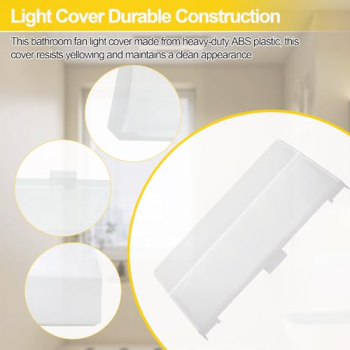 89108000 Bathroom Vent Fan Light Lens Cover Replacement - 1-Pack