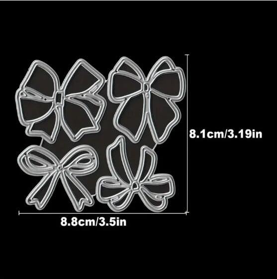 Metal Cutting Dies Bows and Flowers for Scrapbooking and Card Making