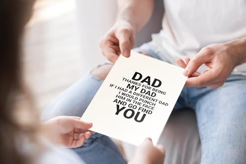 Funny Beard Father's Day Greeting Card with Envelope for Dad