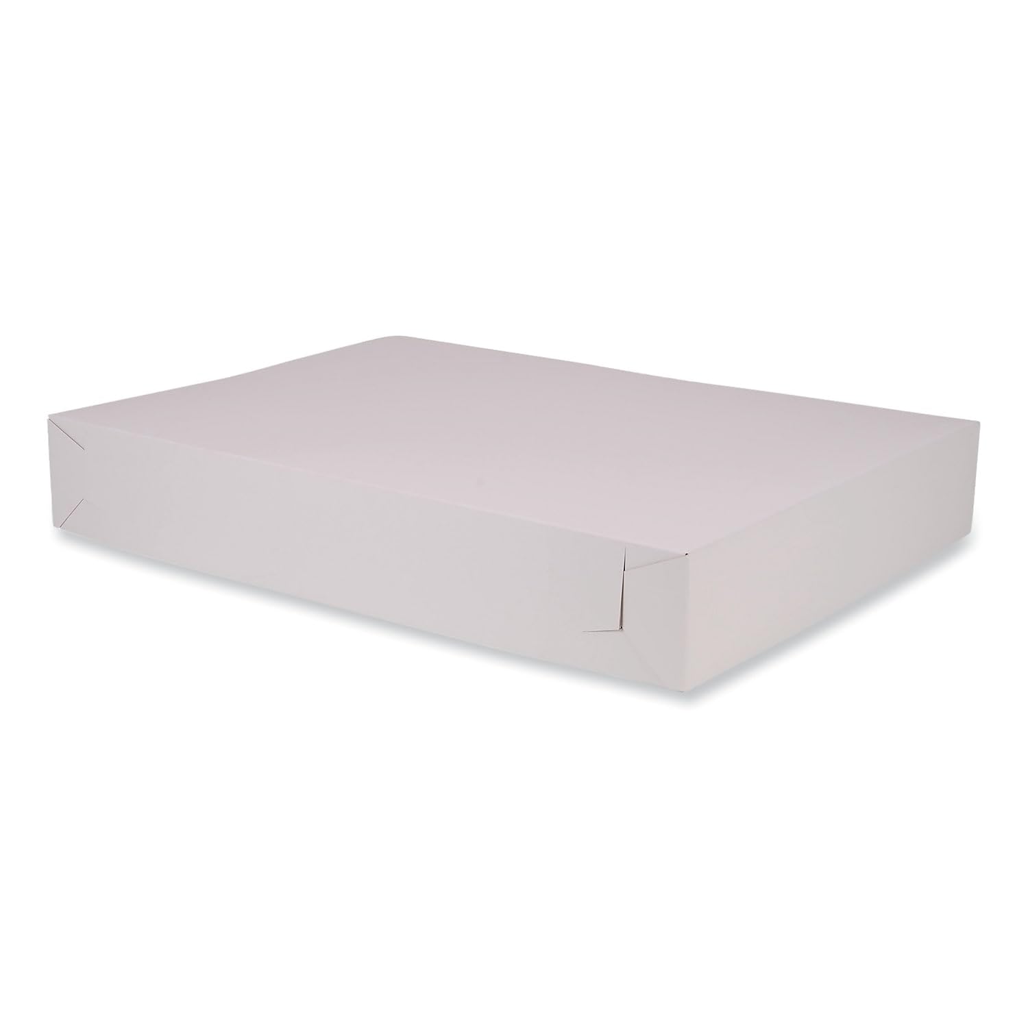 Southern Champion Tray Standard White Bakery Boxes 26X18-1/2X4, 50 Count