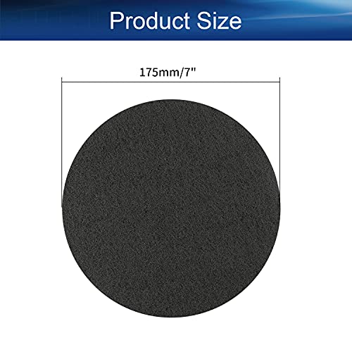 Auniwaig 7 Inch 1000-Grit Scrubbing Pads - 2 Pack for Cleaning