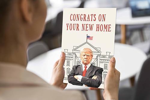Funny Trump Housewarming Card for New Home Celebration