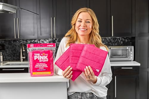 Stardrops The Pink Stuff Miracle Microfiber Pad Collection - 9 Reusable Cleaning Pads