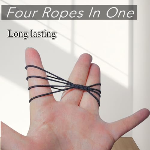 Richintol Stretchy Soft Hair Ties 10Pcs - No Damage Colorful Elastic Hair Bands for Thick and Thin Hair
