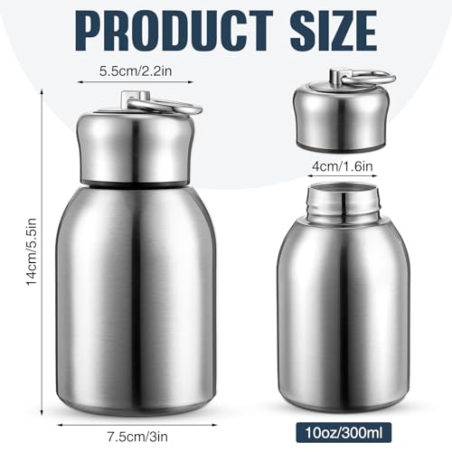 Mifoci 10oz Mini Insulated Water Bottle - Small Stainless Steel Tumbler