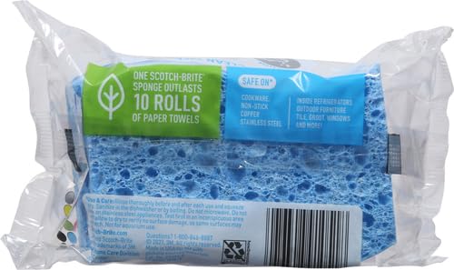 Scotch-Brite Non-Scratch Scrub Dots Sponge Pack of 2 (3 Sponges)