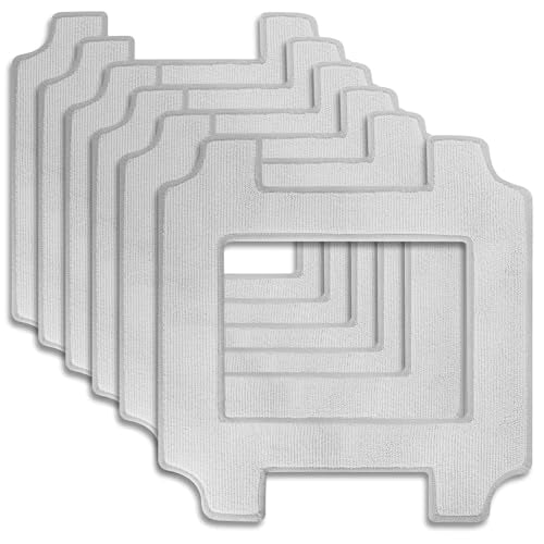 6 Pack Mop Pads for ECOVACS WINBOT W2S Window Cleaning Robot