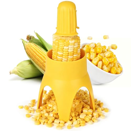 Corn Stripper Peeler Tool – LIIGEMI Non-Slip Kitchen Gadget for Easy Kernel Removal