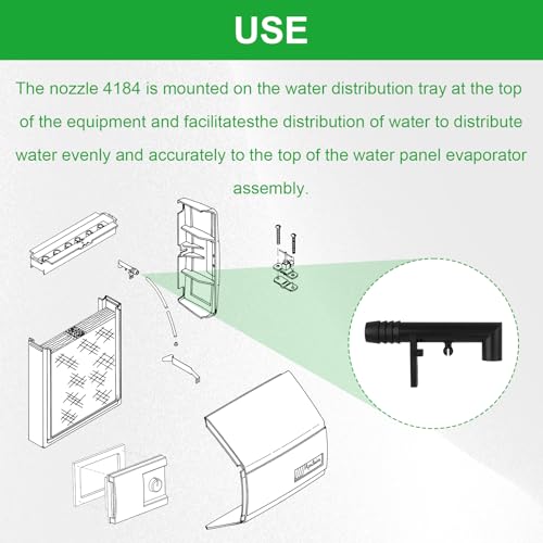 Aulpq Replacement Humidifier Nozzle 4184 for Aprilaire 350 360 550 558 560 560A 568