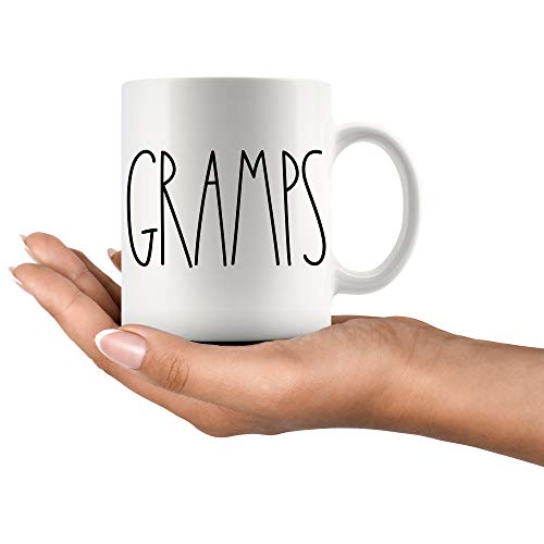 White 11oz Gramps Mug - Coffee Cup Gift for Christmas, Birthday & Father's Day