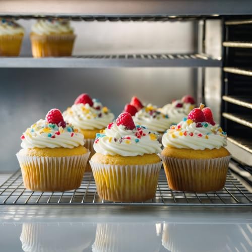 200pcs White Cupcake Liners - Grease-Proof & Nonstick