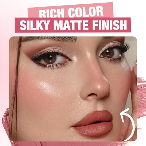 BEUKING Matte Liquid Lipstick Set 4-Piece Waterproof Long-Lasting Lip Gloss