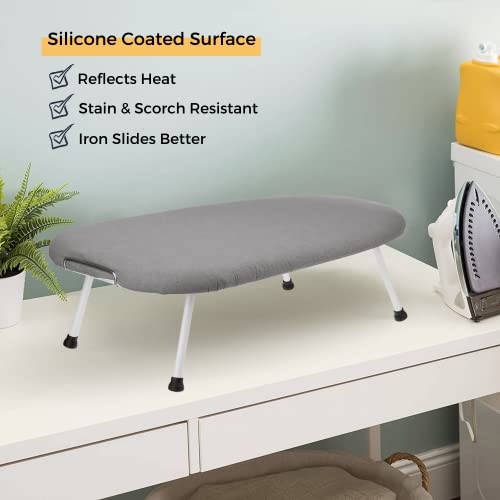 SAVUK 12x30 Inch Replacement Ironing Board Cover & Pad - Extra Thick, Heat Resistant