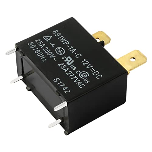 Song Chuan 891WP 12VDC 25A Power Relay for HVAC and Appliance Control