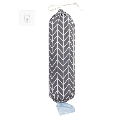 Plastic Grocery Bag Dispenser Holder with Corn Pattern, Wall Mount, Reusable
