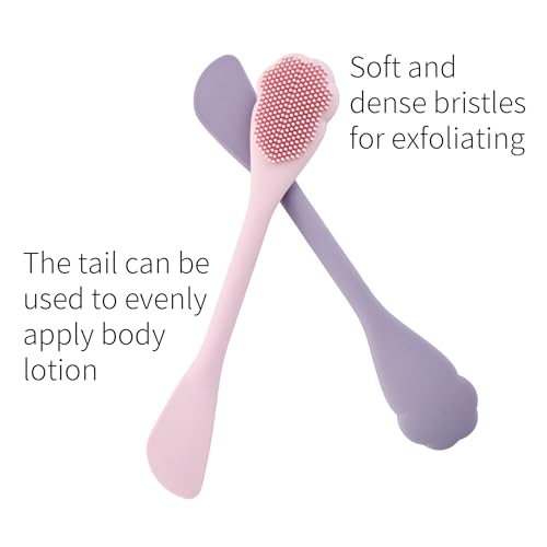 Silicone Facial Cleansing Brush Set - 2-in-1 Cat Paw Face Scrubber & Exfoliator Tool