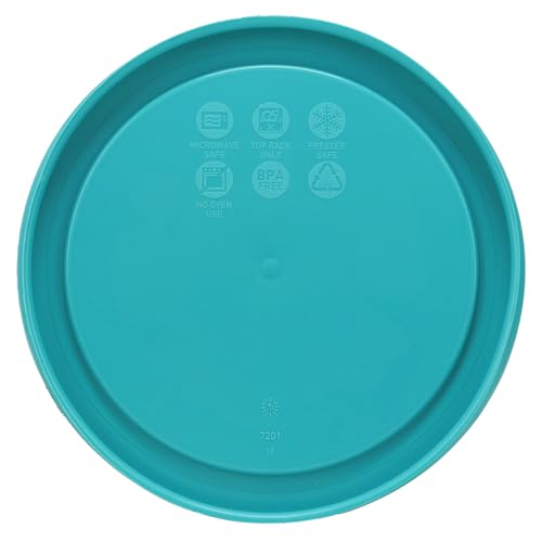 Pyrex 7201-PC 4-Cup Turquoise Replacement Lid - 2-Pack