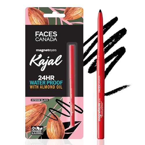 FACESCANADA Magneteyes Black Eye Pencil with Almond Oil & Vitamin E