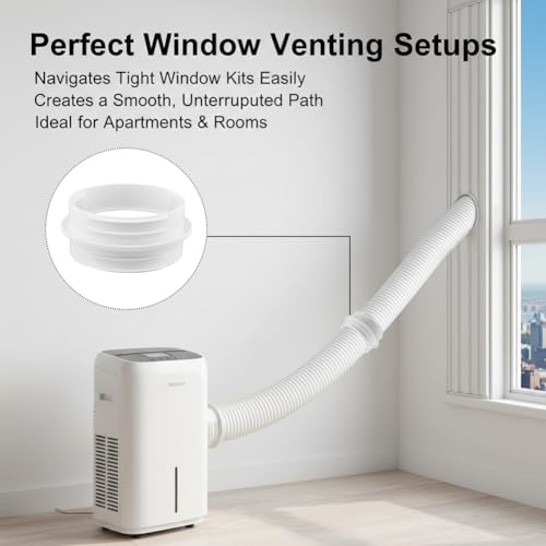 Universal Portable Air Conditioner Hose Connector for 5.1" and 5.9" Hoses