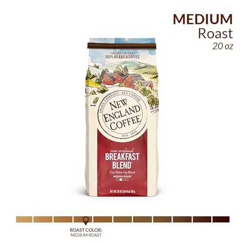 New England Coffee Breakfast Blend Medium Roast Ground Coffee - 20oz