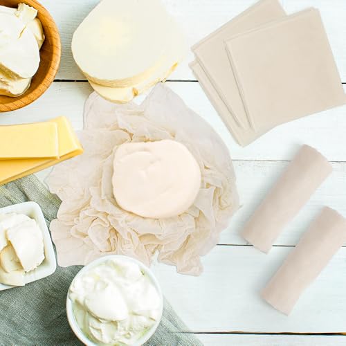 Orlanth Reusable Grade 100 Cheesecloth, 12-Pack Unbleached Cotton Straining Cloth