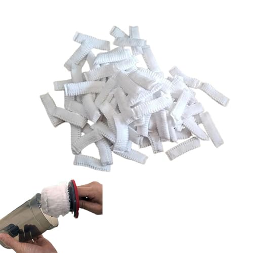 100 Pack Disposable Non-Woven Vacuum Filter Covers for Handheld Cleaners