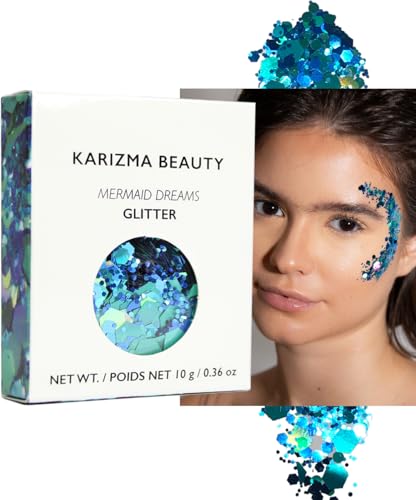 KARIZMA Mermaid Dreams Chunky Face, Hair & Body Glitter 10g