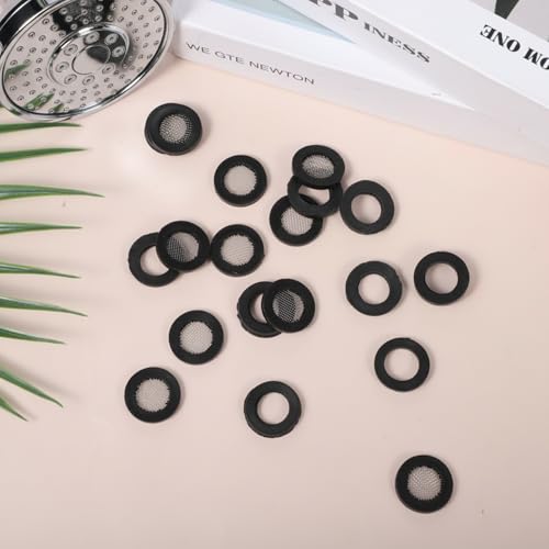 20 Pcs 0.3mm Thick Shower Head Filter Gasket Set - Leak-Proof Rubber Washers