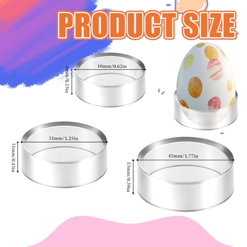 18 PCS Clear Acrylic Sphere Display Stand Set - 3 Sizes for Collectibles