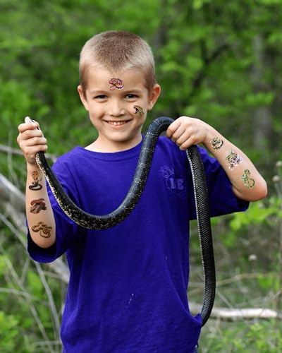 Snake Temporary Tattoos - 18 Sheets 168 Pieces Party Favors