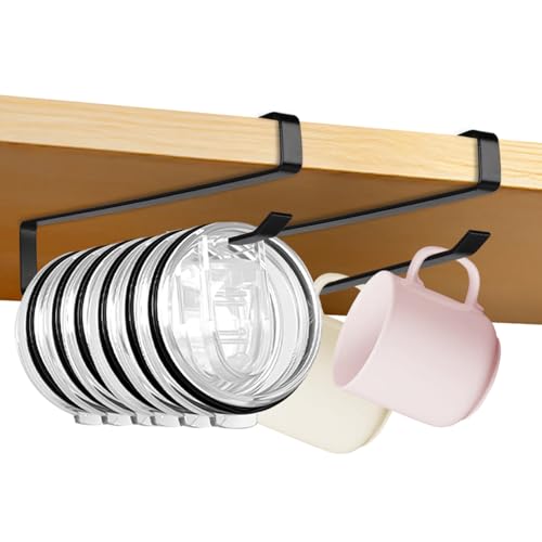 IPEROT Tumbler Lid Organizer - 2 Pack Space-Saving Rack for 12 Lids