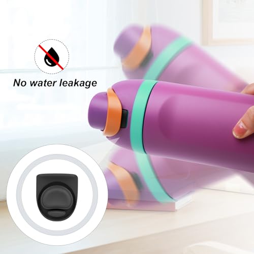 4pcs Bottle Seal Ring & Replacement Stopper for Owala FreeSip 24oz 32oz, BPA-Free Silicone O Ring Water Bottle Top Lid Replacement Parts for Owala 19oz 24oz 32oz 40oz, Gasket Plug Accessories