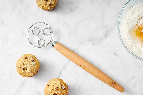 King Arthur Baker’s Triple-Loop Batter Whisk, 18/8 Stainless Steel