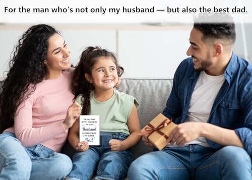Funny Father's Day Card for Husband - Heartfelt Gift from Wife