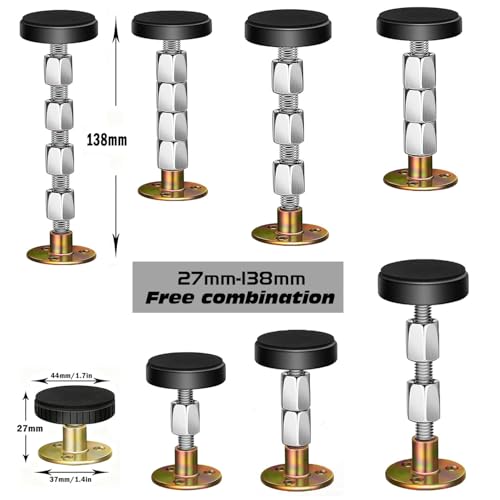 Adjustable Bed Frame Headboard Stoppers - Anti-Shake Wall Protection Tool