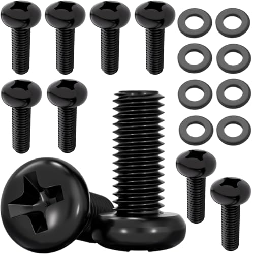 M4 12mm TV/Monitor Wall Mount Screws - VESA Compatible Pack of 8