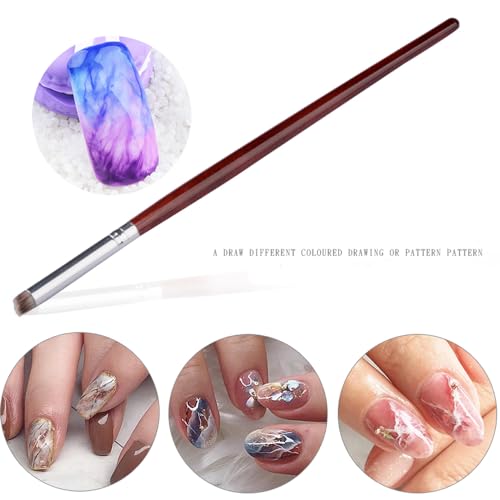 Bellecrey Professional French Nail Art Brush Oblique Head Drawing Pen